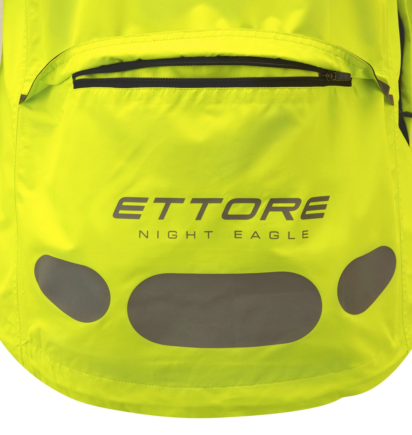 Ettore Night Eagle Ladies Waterproof Breathable High Visibility Yellow Cycling Jacket