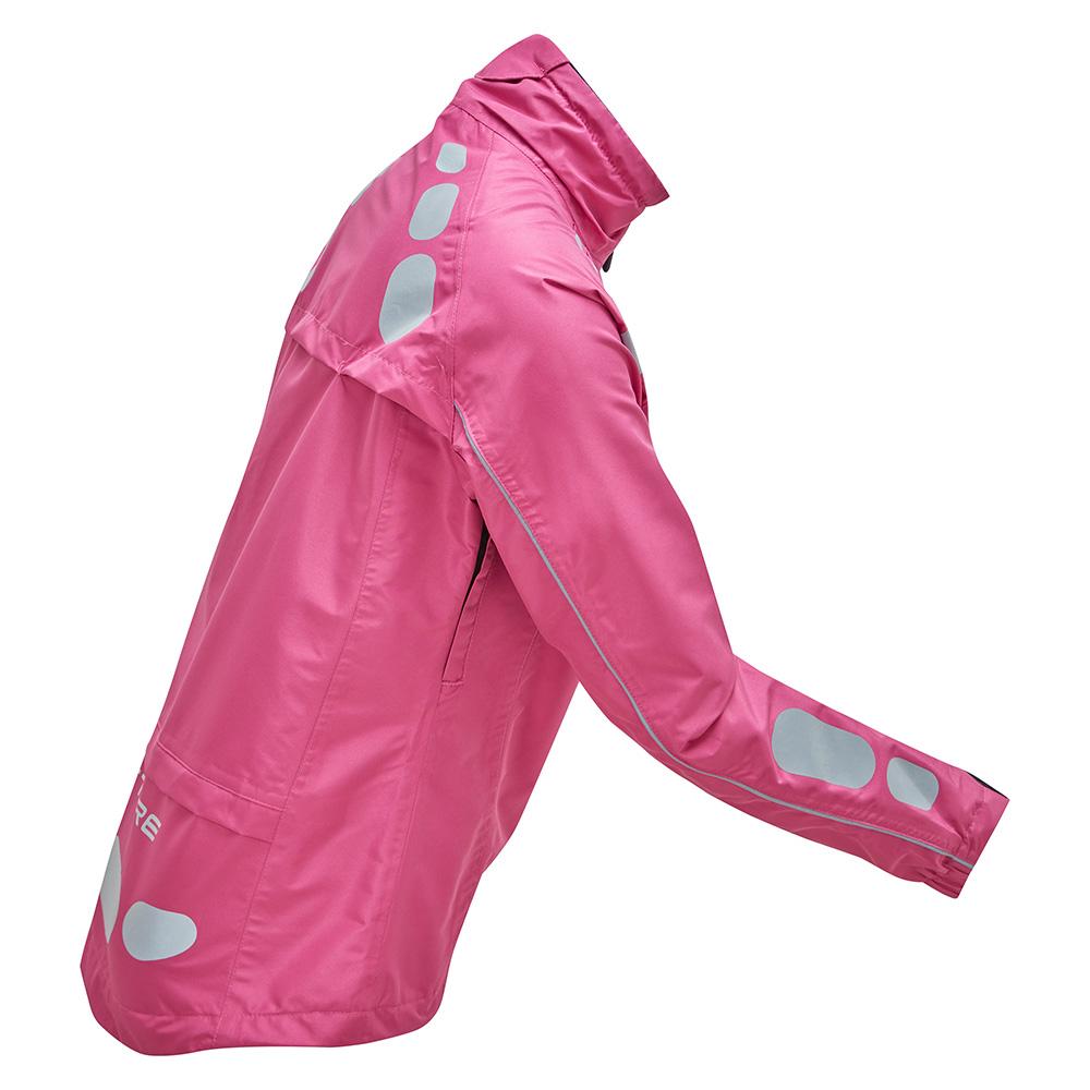 Ettore Night Eagle Ladies Waterproof Breathable High Visibility Pink Cycling Jacket