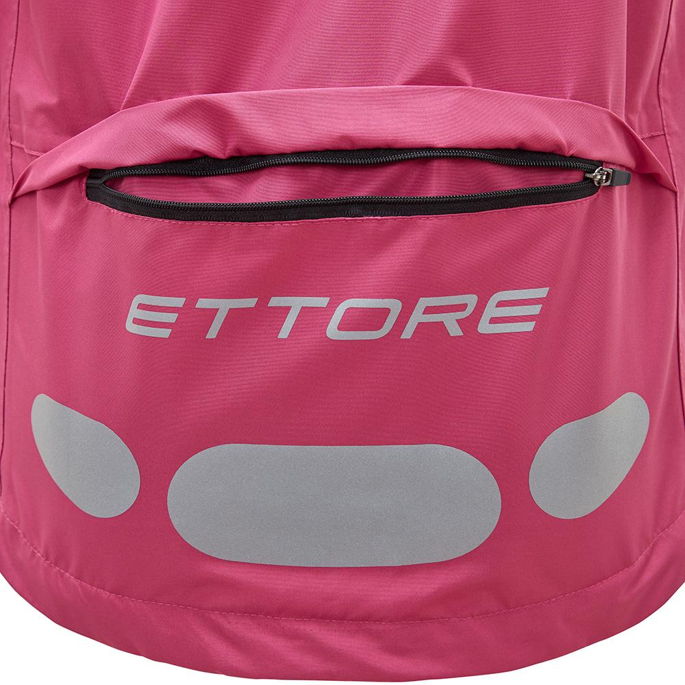 Ettore Night Eagle Ladies Waterproof Breathable High Visibility Pink Cycling Jacket