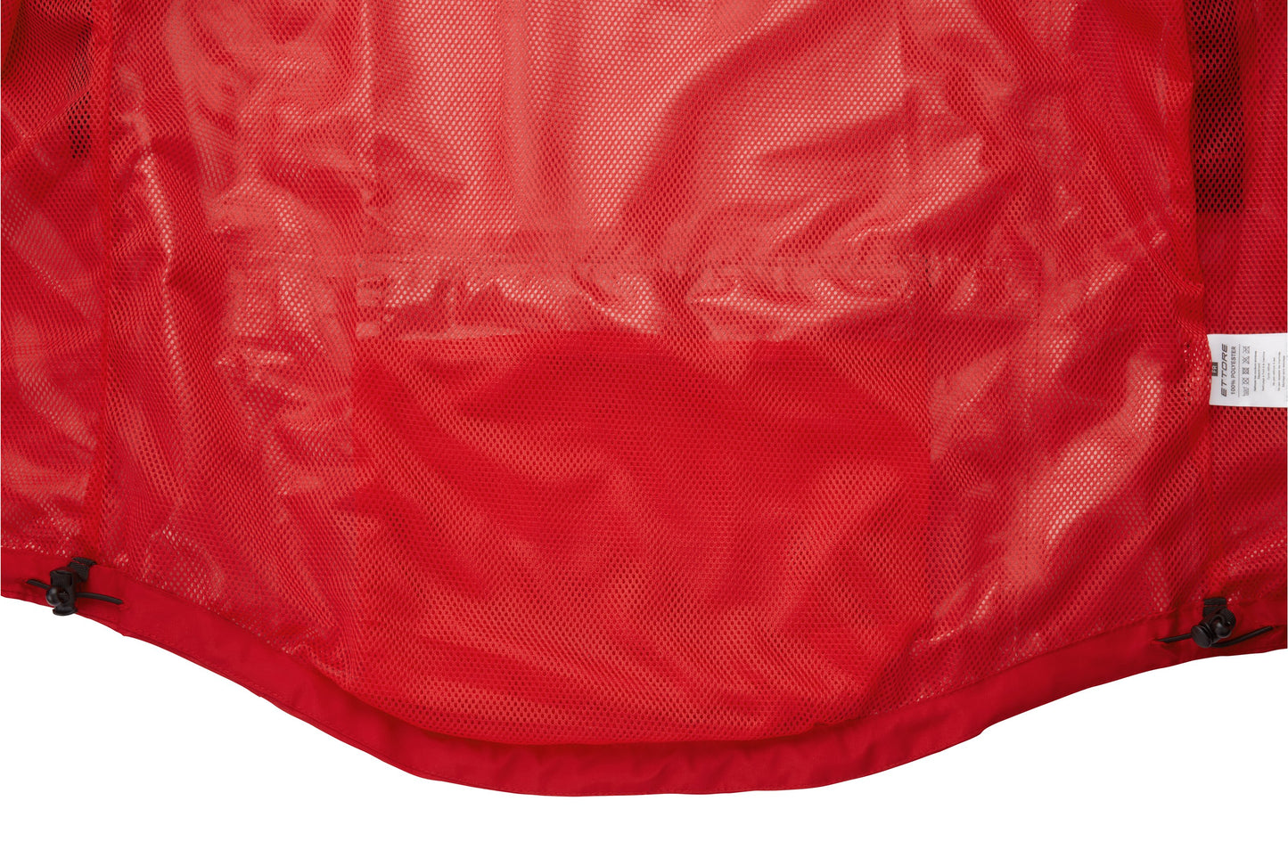 Ettore Night Eagle Mens Waterproof Breathable High Visibility Red Cycling Jacket