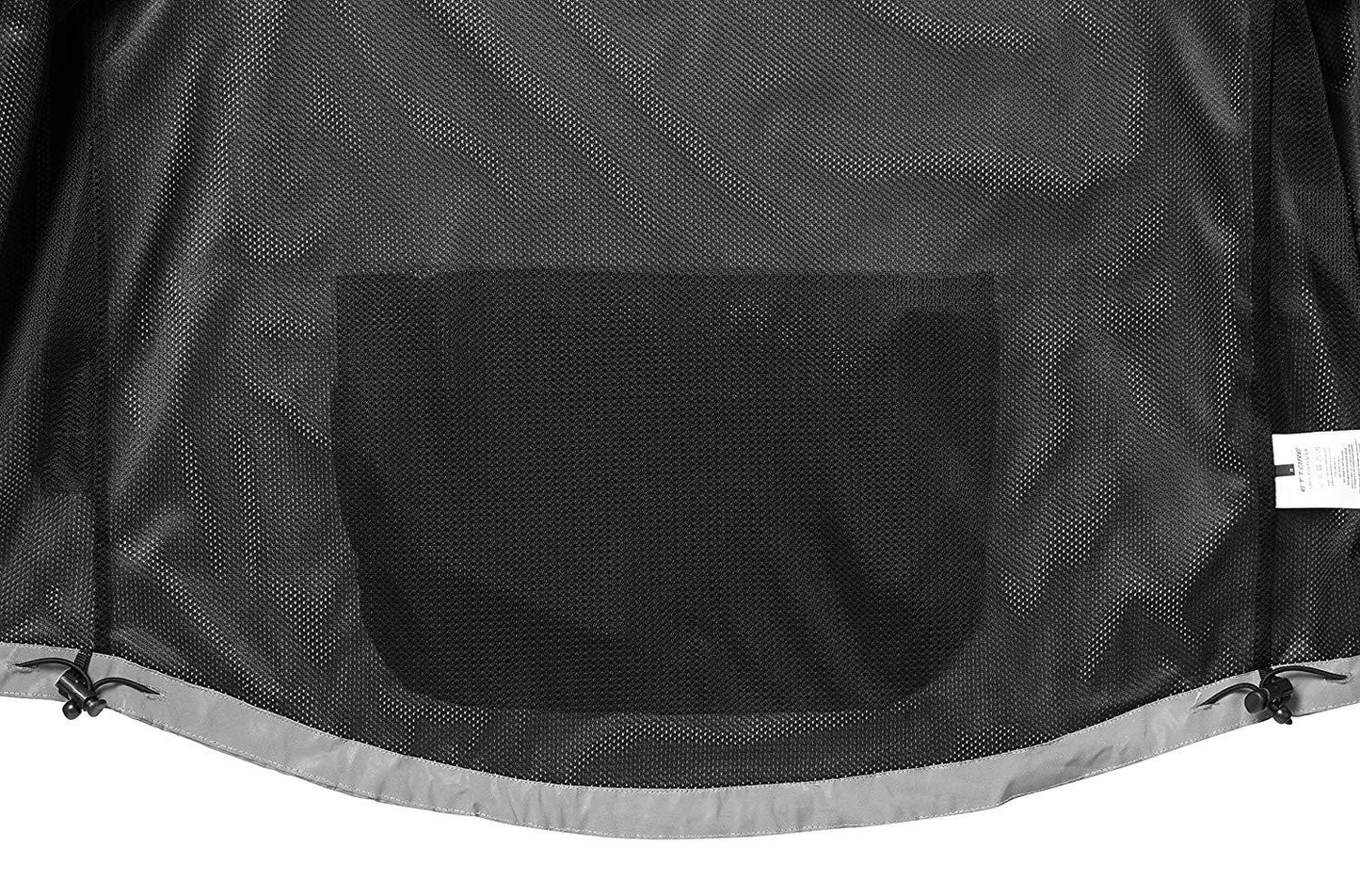 Ettore Night Glow Ladies Waterproof Breathable High Visibility Reflective Silver Cycling Jacket